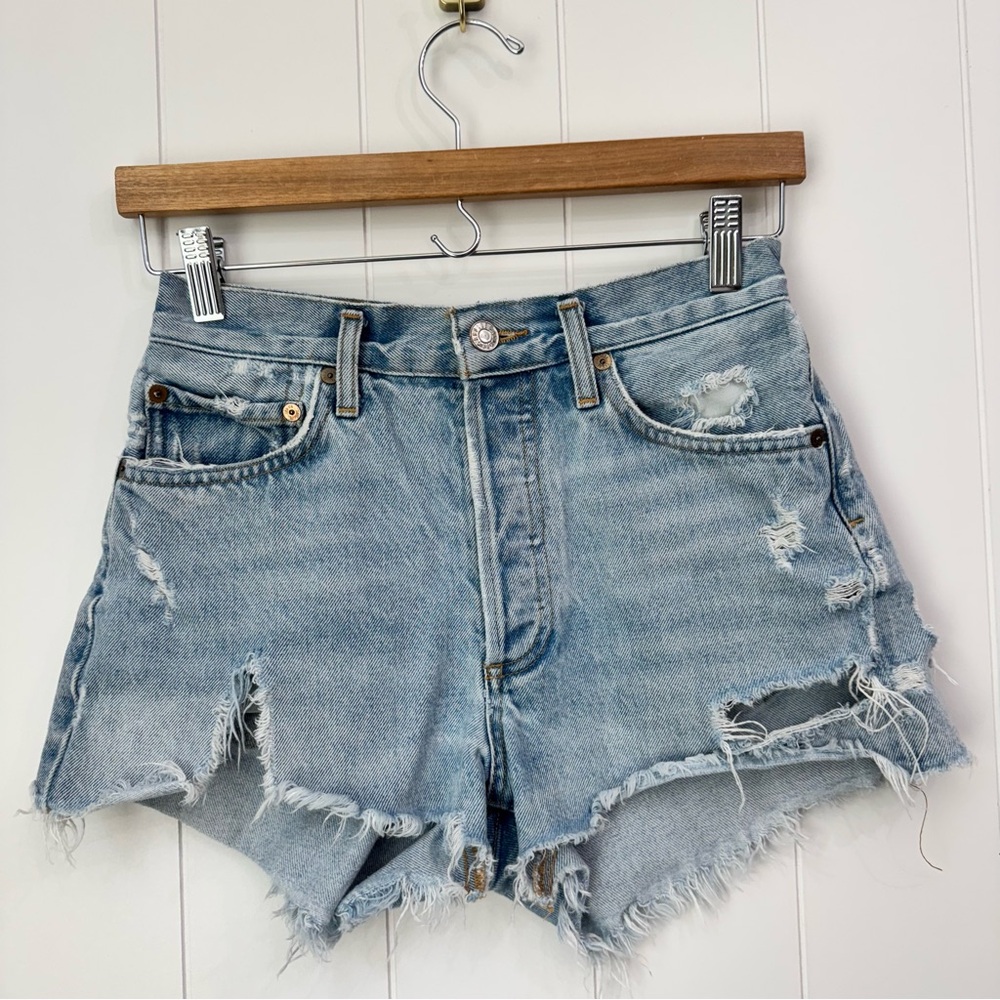 AGOLDE Parker Vintage Cut Off Shorts in Swapmeet Size 26 waist
